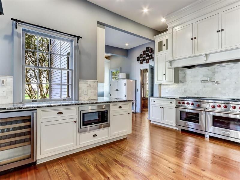 large wedding venue kitchen