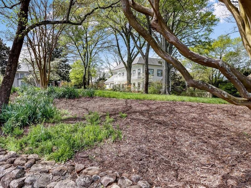 lawn and trees surrounding stonehedge wedding & events