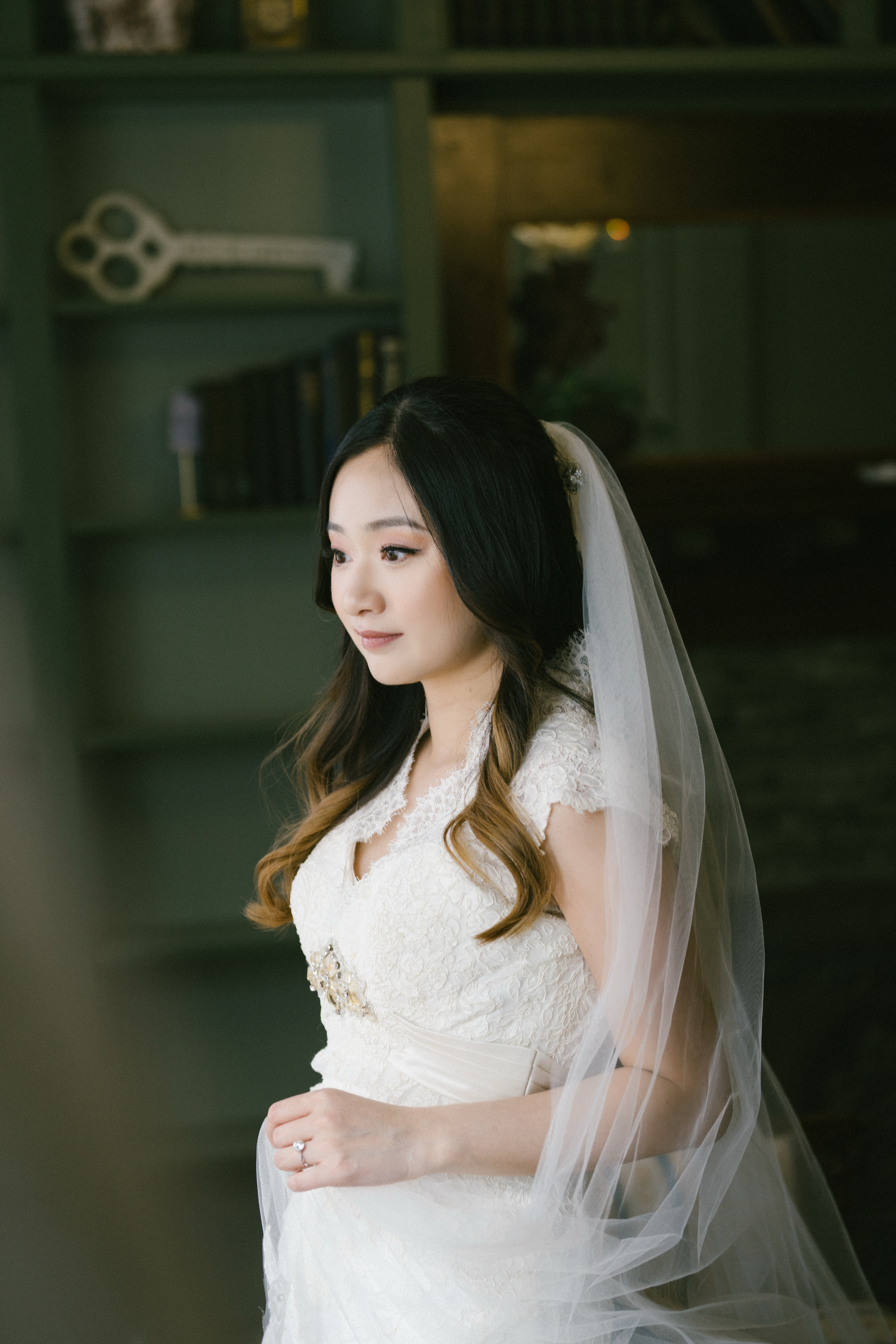 Stonehedge House bridal portrait
